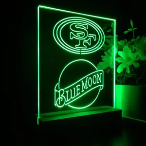 San Francisco 49ers Blue Moon LED Desk Light