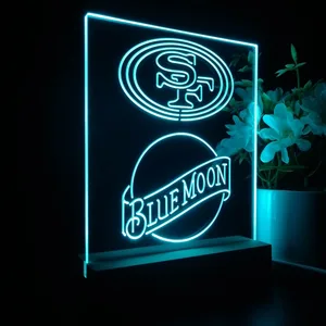 San Francisco 49ers Blue Moon LED Desk Light