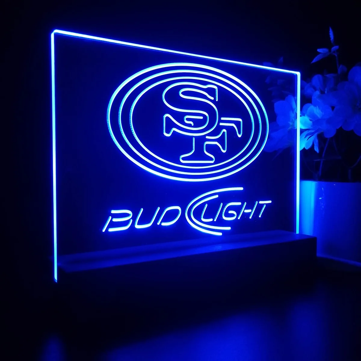 San Francisco 49ers Bud Light LED Desk Light