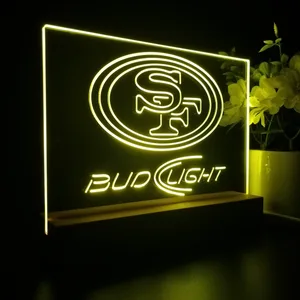 San Francisco 49ers Bud Light LED Desk Light