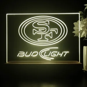 San Francisco 49ers Bud Light LED Desk Light