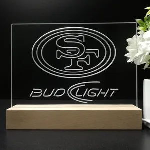 San Francisco 49ers Bud Light LED Desk Light