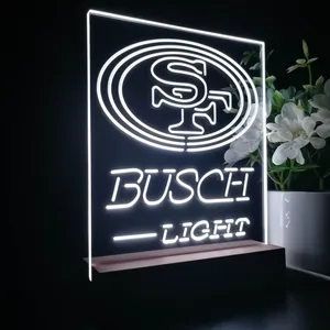 San Francisco 49ers Busch Light LED Desk Light