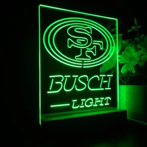 San Francisco 49ers Busch Light LED Desk Light