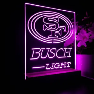 San Francisco 49ers Busch Light LED Desk Light