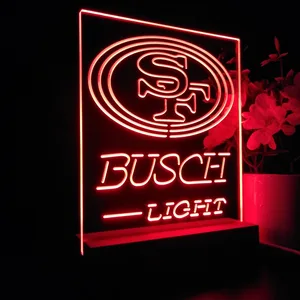 San Francisco 49ers Busch Light LED Desk Light
