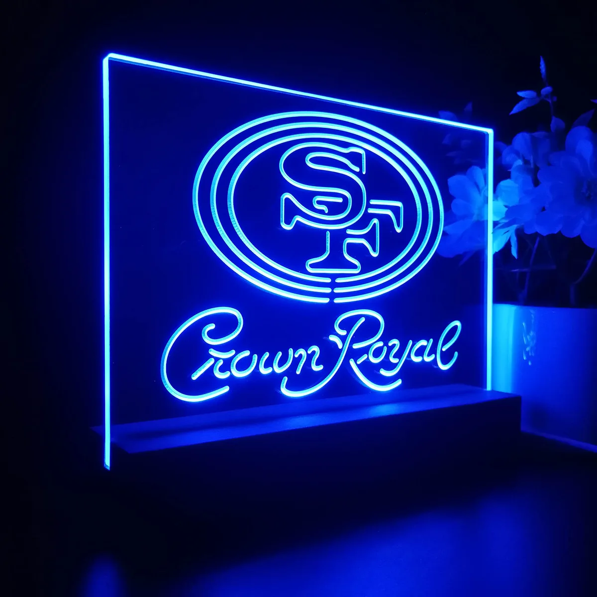San Francisco 49ers Crown Royal LED Desk Light