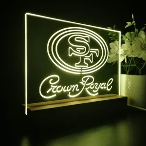 San Francisco 49ers Crown Royal LED Desk Light