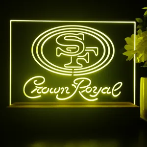 San Francisco 49ers Crown Royal LED Desk Light