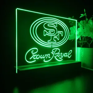 San Francisco 49ers Crown Royal LED Desk Light