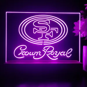 San Francisco 49ers Crown Royal LED Desk Light