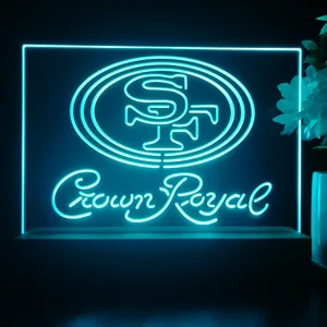 San Francisco 49ers Crown Royal LED Desk Light