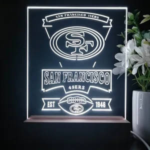 San Francisco 49ers EST 1946 LED Desk Light