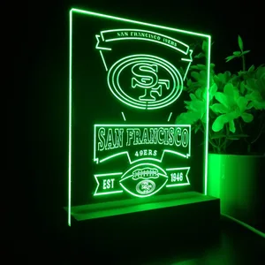 San Francisco 49ers EST 1946 LED Desk Light