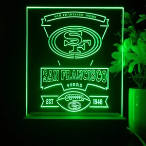 San Francisco 49ers EST 1946 LED Desk Light