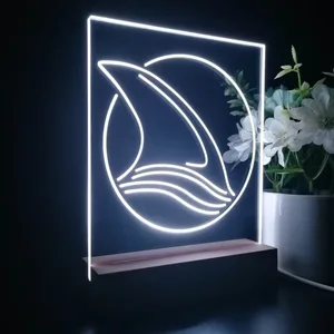 San Jose Sharks Fin 2 LED Desk Light