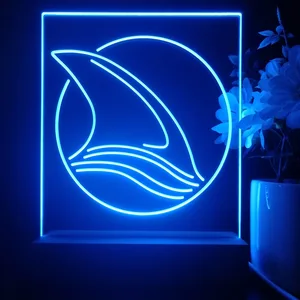 San Jose Sharks Fin 2 LED Desk Light