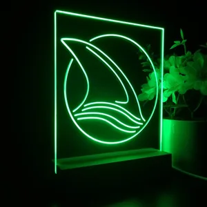San Jose Sharks Fin 2 LED Desk Light