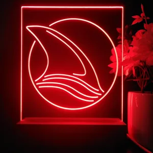 San Jose Sharks Fin 2 LED Desk Light