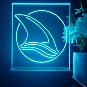 San Jose Sharks Fin 2 LED Desk Light