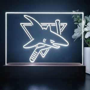 San Jose Sharks Logo 1 LED Desk Light