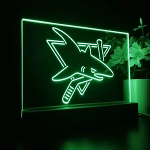 San Jose Sharks Logo 1 LED Desk Light