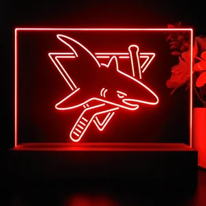 San Jose Sharks Logo 1 LED Desk Light
