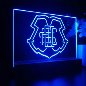 Santa Cruz Futebol Clube Logo LED Desk Light