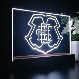 Santa Cruz Futebol Clube Logo LED Desk Light