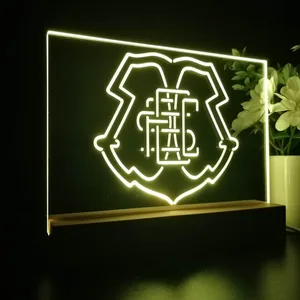 Santa Cruz Futebol Clube Logo LED Desk Light