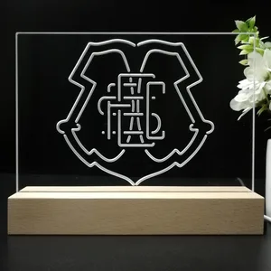 Santa Cruz Futebol Clube Logo LED Desk Light