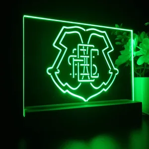 Santa Cruz Futebol Clube Logo LED Desk Light