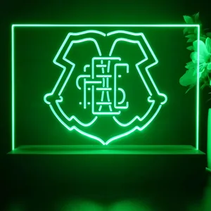 Santa Cruz Futebol Clube Logo LED Desk Light