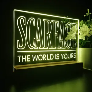 Scarface The World Is Yours LED Desk Light