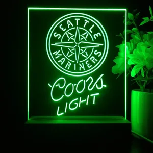 Seattle Mariners Coors Light LED Desk Light
