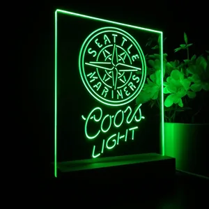 Seattle Mariners Coors Light LED Desk Light