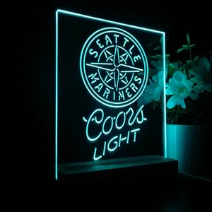 Seattle Mariners Coors Light LED Desk Light