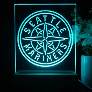 Seattle Mariners Logo 1 LED Desk Light