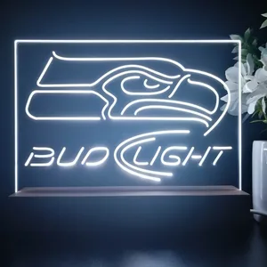 Seattle Seahawks Bud Light 2 LED Desk Light