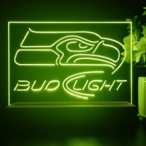 Seattle Seahawks Bud Light 2 LED Desk Light