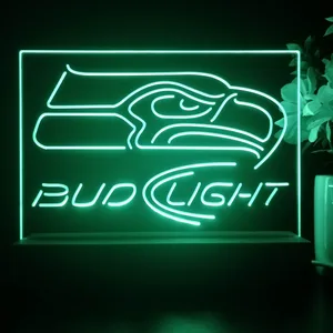 Seattle Seahawks Bud Light 2 LED Desk Light
