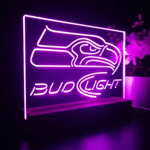Seattle Seahawks Bud Light 2 LED Desk Light