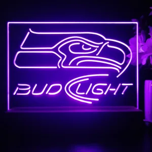 Seattle Seahawks Bud Light 2 LED Desk Light