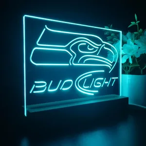 Seattle Seahawks Bud Light 2 LED Desk Light