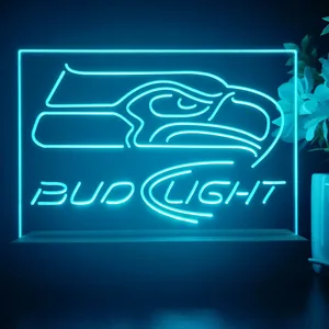 Seattle Seahawks Bud Light 2 LED Desk Light