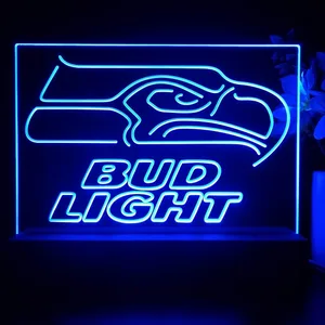 Seattle Seahawks Bud Light LED Desk Light