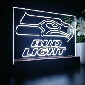 Seattle Seahawks Bud Light LED Desk Light
