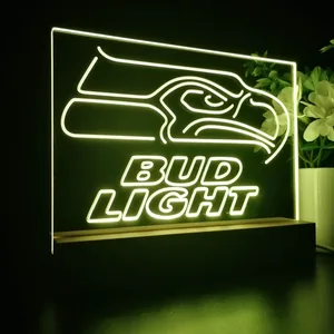 Seattle Seahawks Bud Light LED Desk Light