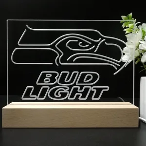 Seattle Seahawks Bud Light LED Desk Light