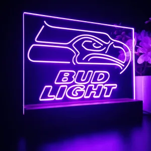 Seattle Seahawks Bud Light LED Desk Light